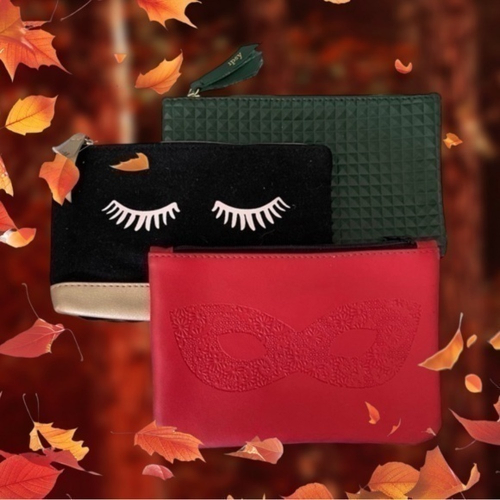 Ipsy Cosmetic Bag Bundle (3)